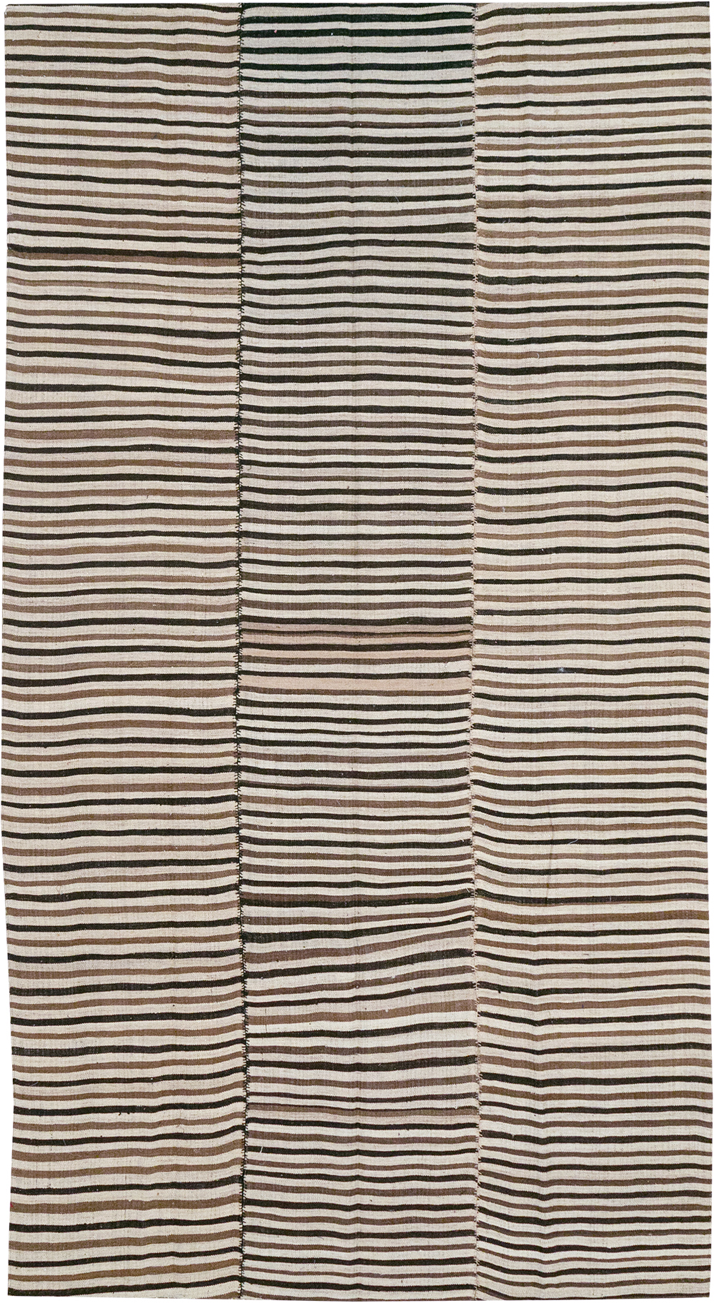 Vintage Persian Flatweave Kilim Room Size Carpet, No.30639 - Gsblank