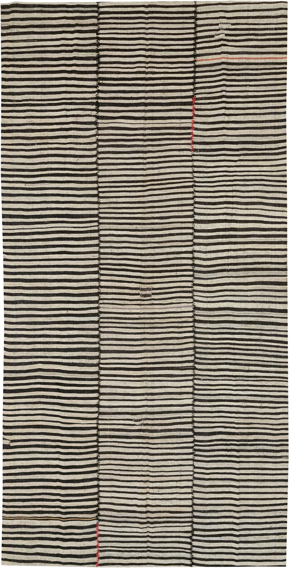 Vintage Persian Flatweave Kilim Gallery Carpet, No.30642 - Gsblank