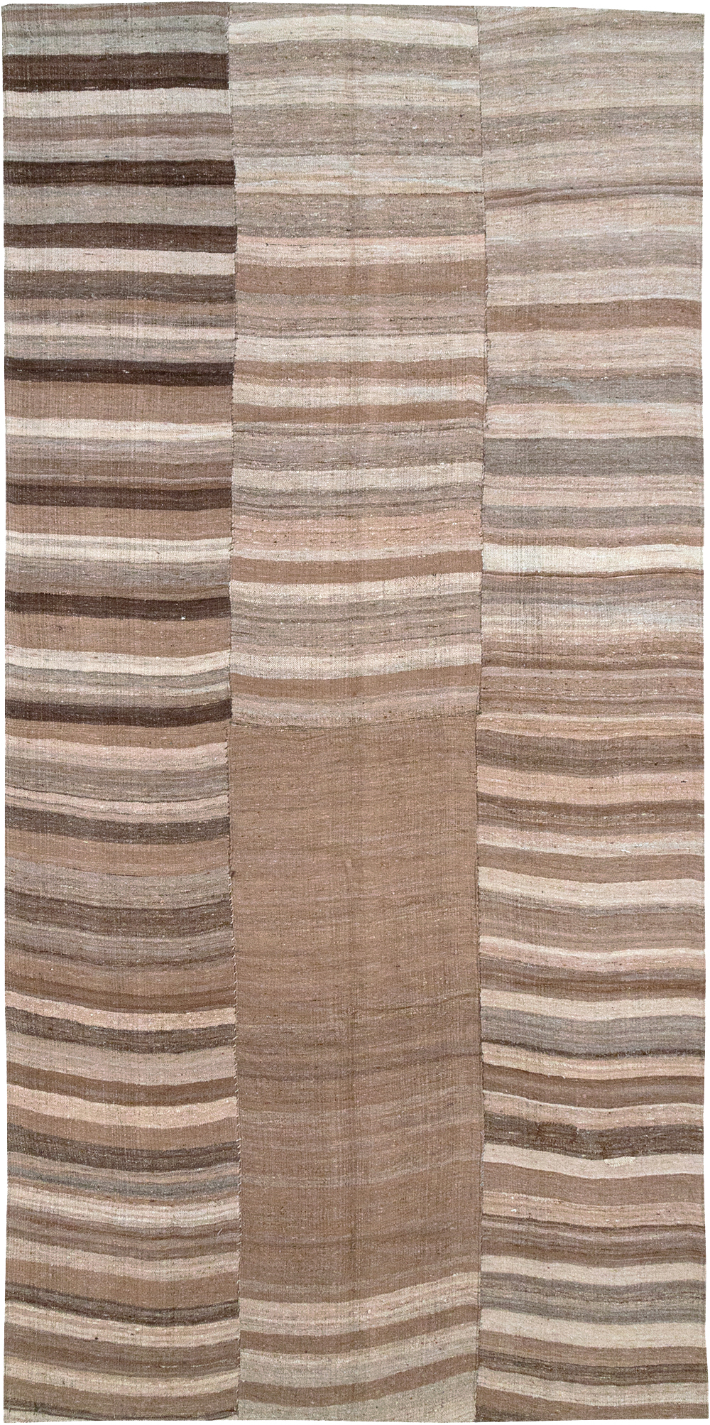 Vintage Persian Flatweave Kilim Gallery Carpet, No.30653 - Gsblank