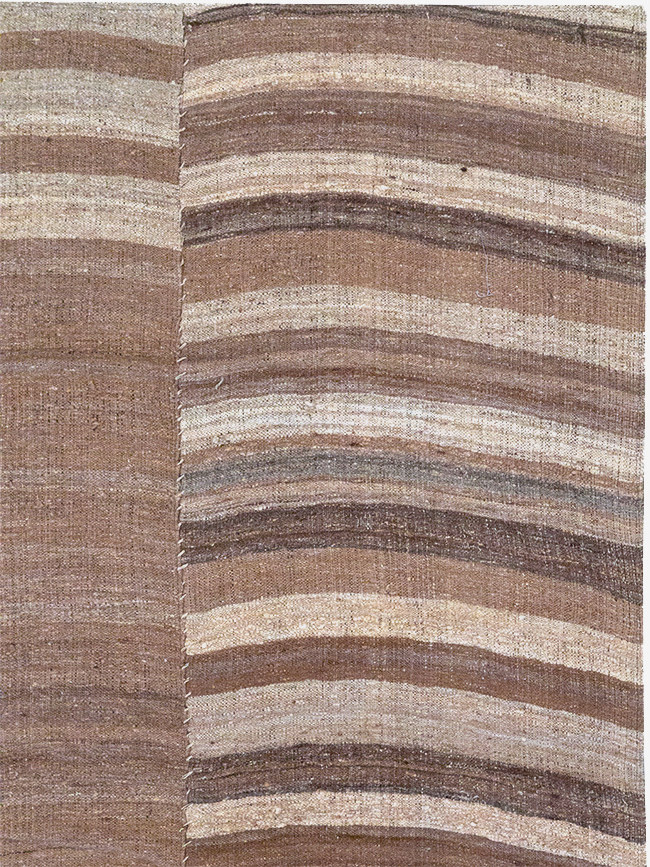Vintage Turkish Flatweave Kilim Gallery Carpet, No.30653 - Gsblank