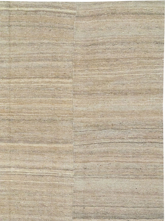 Vintage Turkish Flatweave Kilim Room Size Carpet, No.30660 - Gsblank