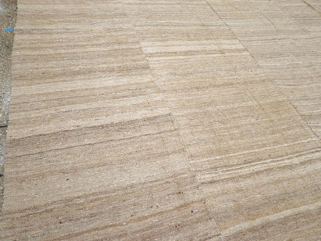 Vintage Turkish Flatweave Kilim Room Size Carpet, No.30660 - Gsblank