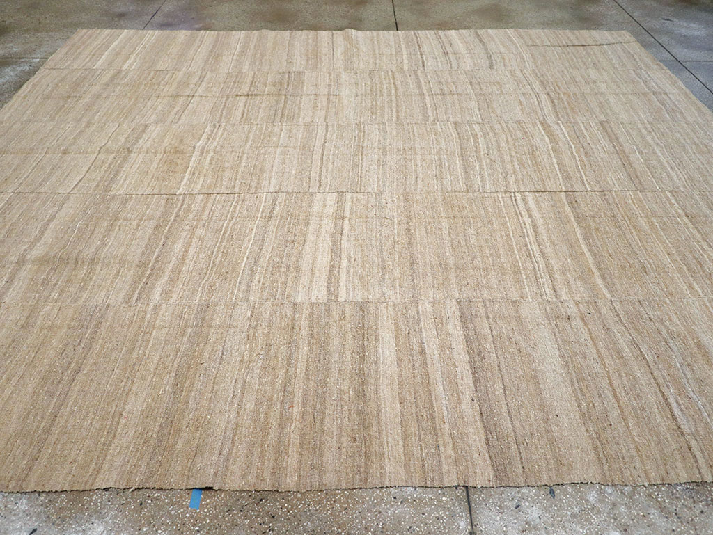 Vintage Turkish Flatweave Kilim Room Size Carpet, No.30660 - Gsblank