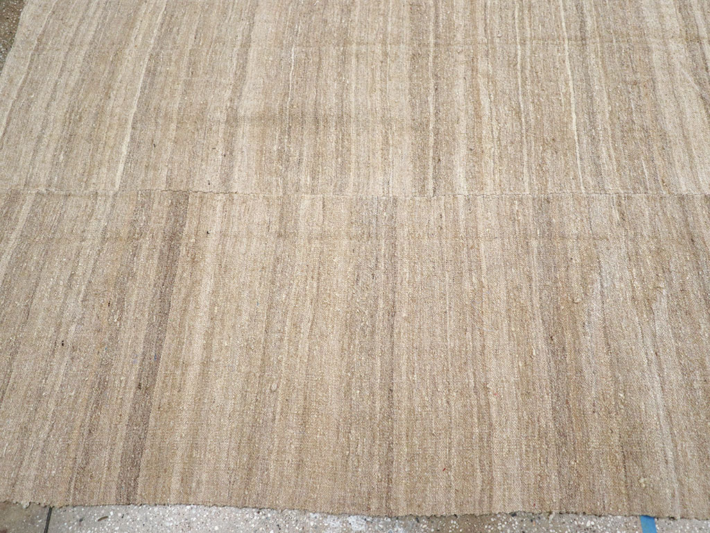 Vintage Turkish Flatweave Kilim Room Size Carpet, No.30660 - Gsblank