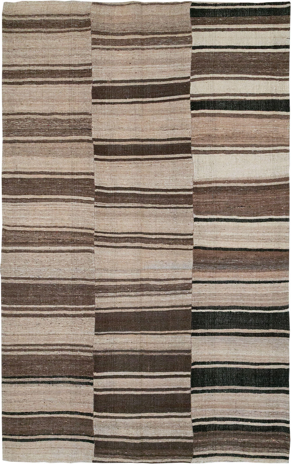 Vintage Turkish Flatweave Kilim Accent Carpet, No.30662 - Gsblank