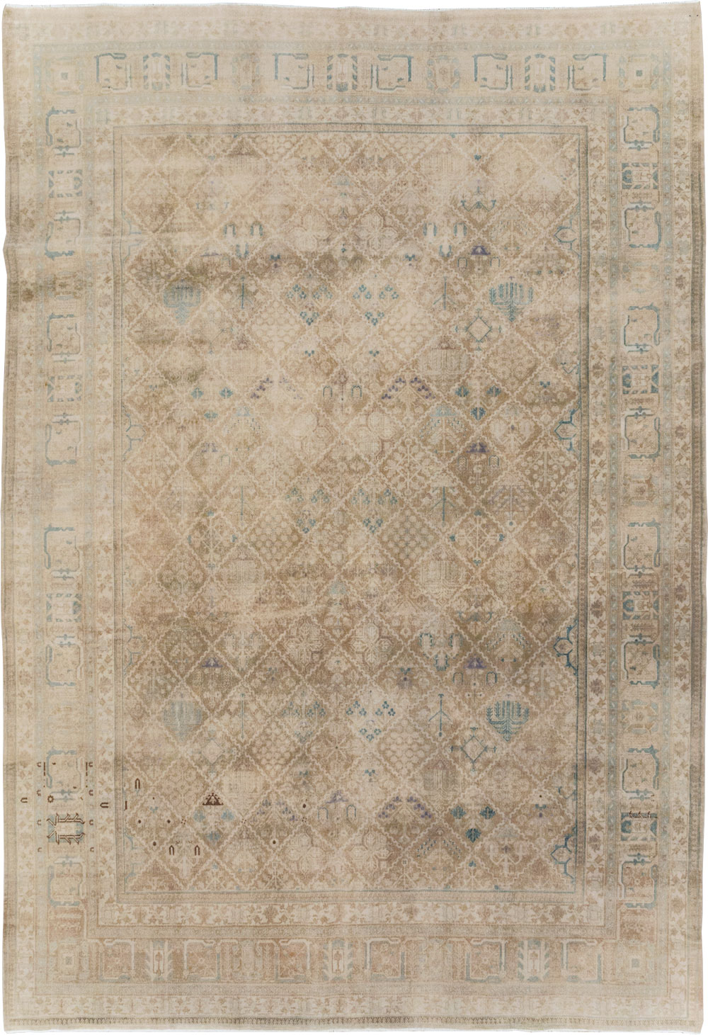 Vintage Persian Joshegan Room Size Carpet, No.30671 - Gsblank