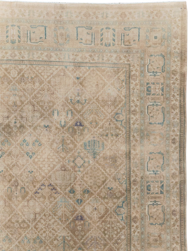 Vintage Persian Joshegan Room Size Carpet, No.30671 - Gsblank