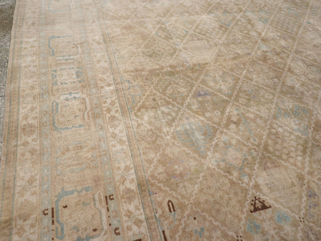 Vintage Persian Joshegan Room Size Carpet, No.30671 - Gsblank