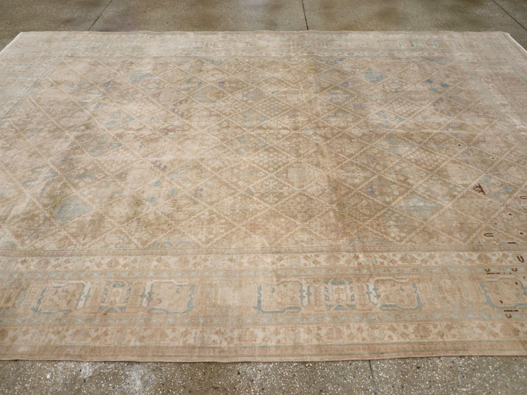 Vintage Persian Joshegan Room Size Carpet, No.30671 - Gsblank