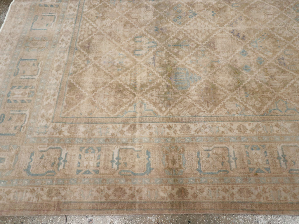 Vintage Persian Joshegan Room Size Carpet, No.30671 - Gsblank