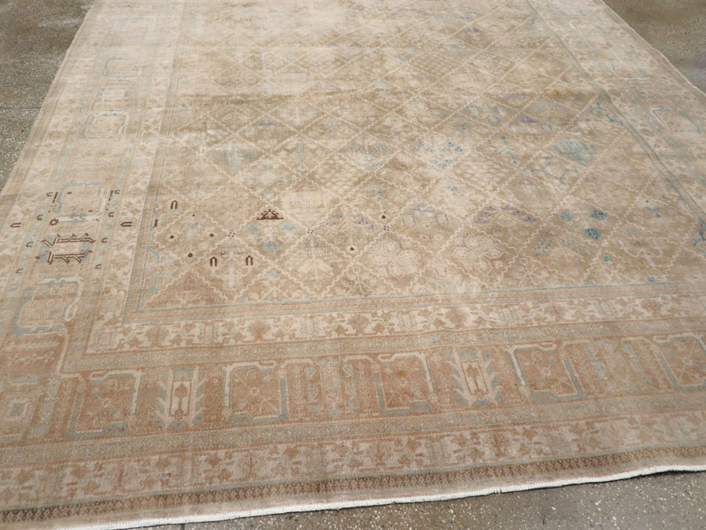 Vintage Persian Joshegan Room Size Carpet, No.30671 - Gsblank