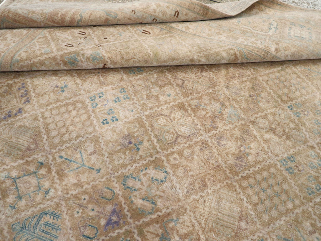 Vintage Persian Joshegan Room Size Carpet, No.30671 - Gsblank