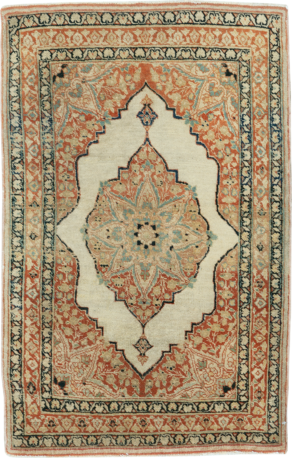 Antique Persian Tabriz Hagi Jalili Rug, No.30685 - Gsblank