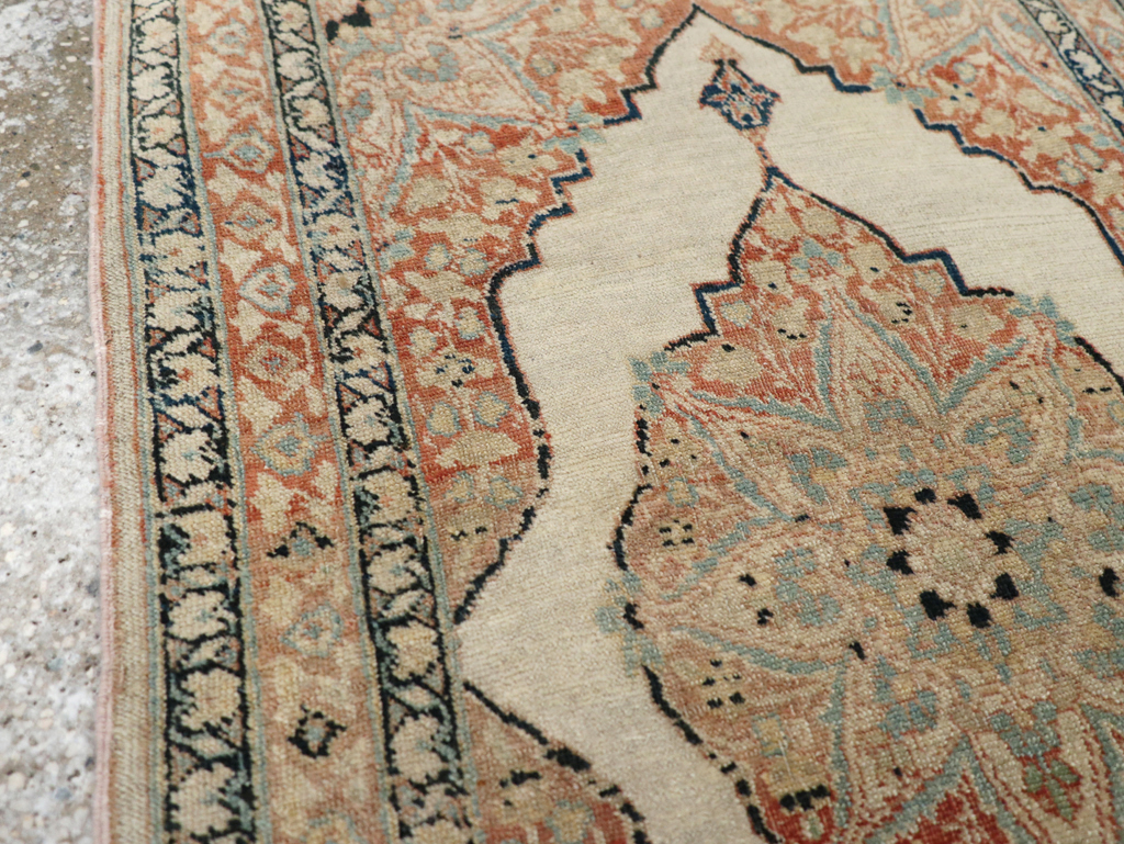 Antique Persian Tabriz Hagi Jalili Rug, No.30685 - Gsblank