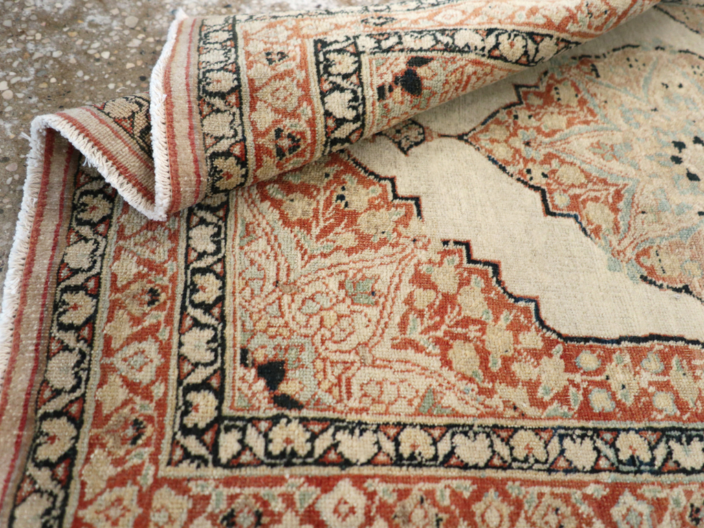 Antique Persian Tabriz Hagi Jalili Rug, No.30685 - Gsblank