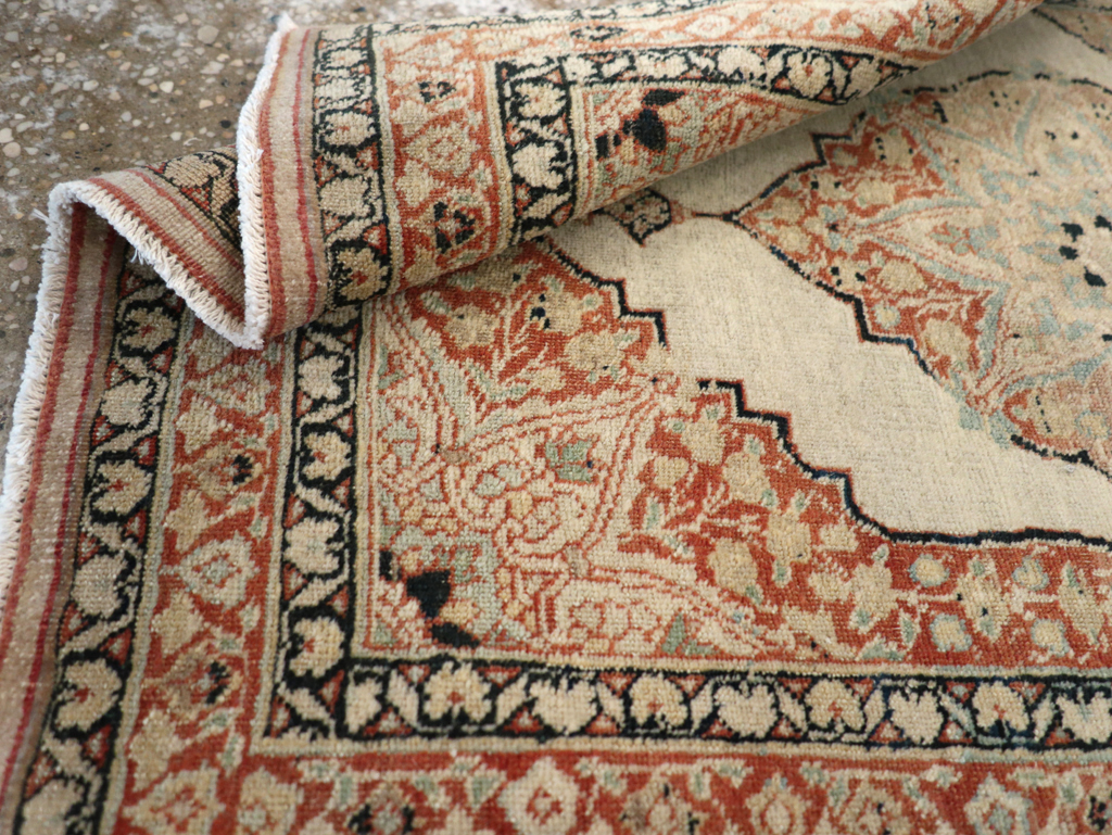 Antique Persian Tabriz Hagi Jalili Rug, No.30685 - Gsblank