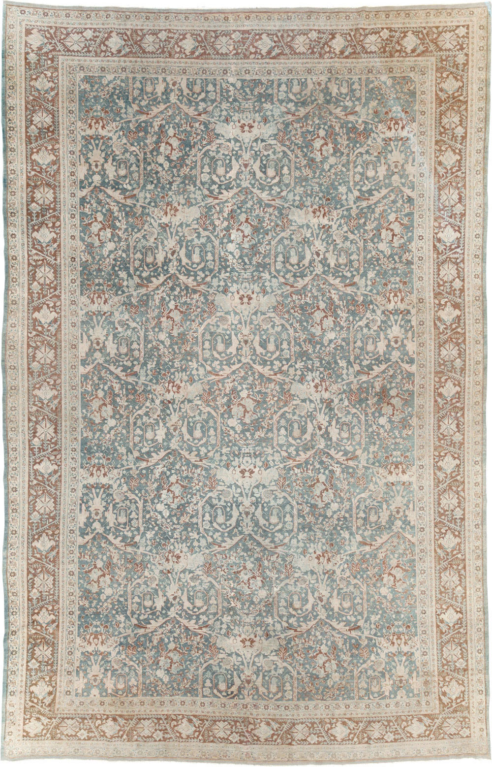 Antique Persian Tabriz Large Room Size Carpet, No.30689 - Gsblank