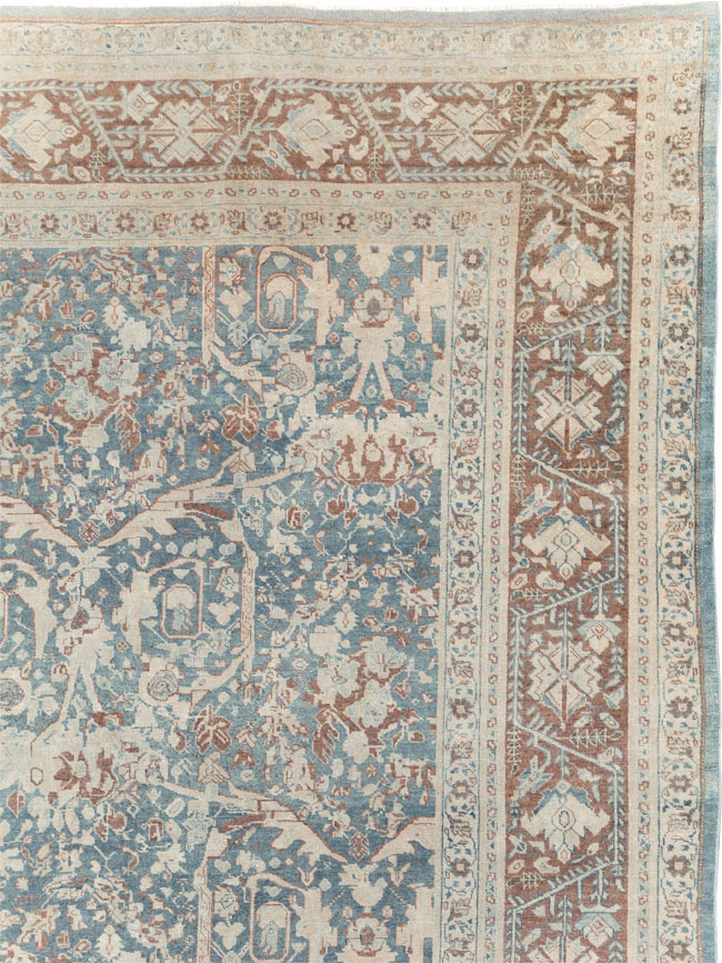 Antique Persian Tabriz Large Room Size Carpet, No.30689 - Gsblank