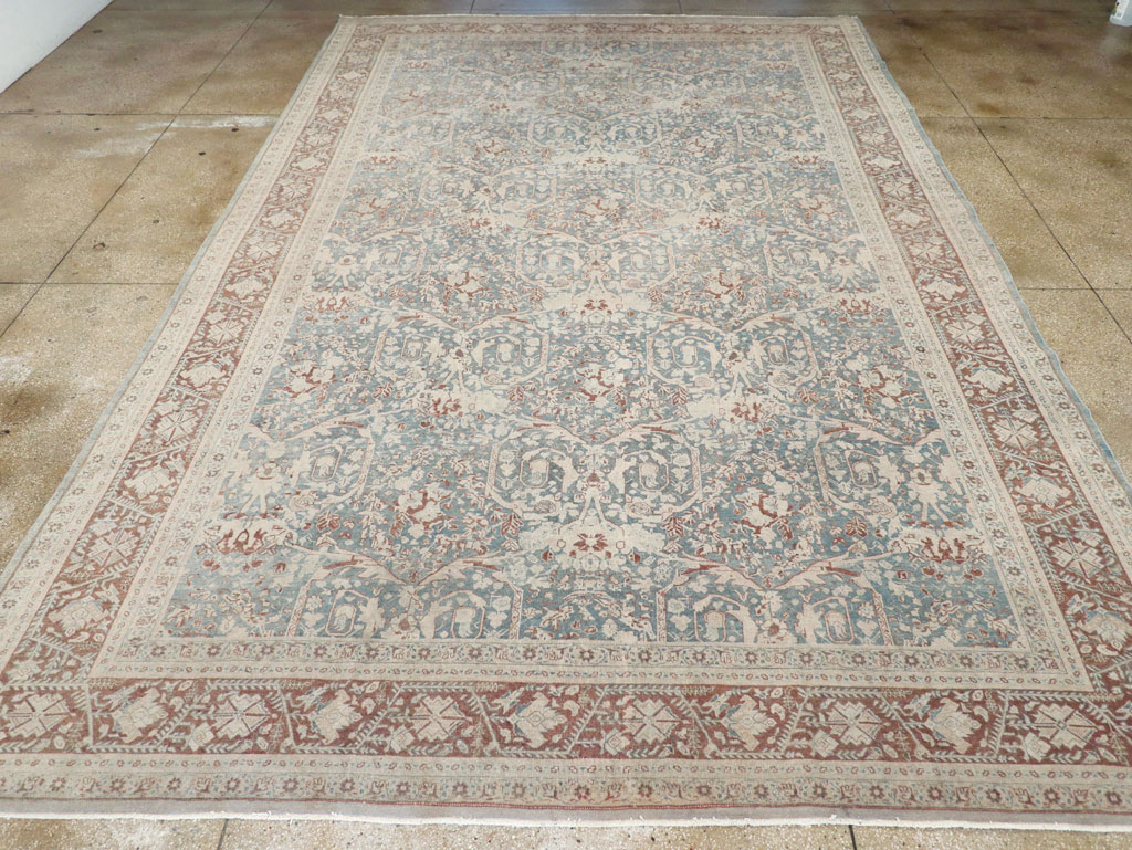 Antique Persian Tabriz Large Room Size Carpet, No.30689 - Gsblank