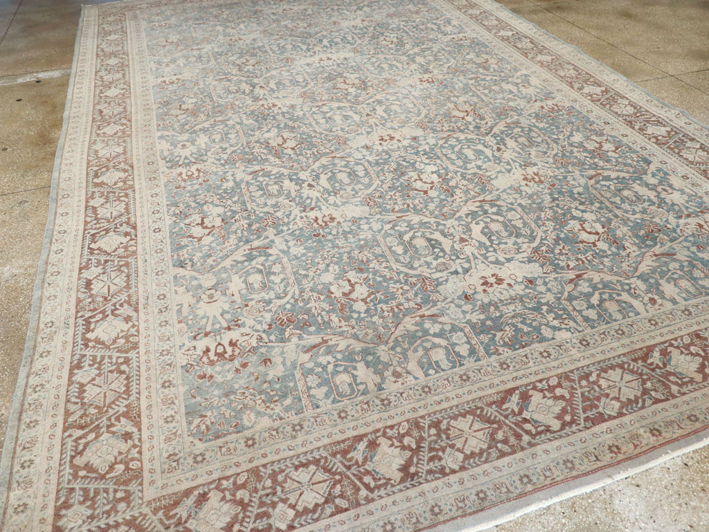 Antique Persian Tabriz Large Room Size Carpet, No.30689 - Gsblank