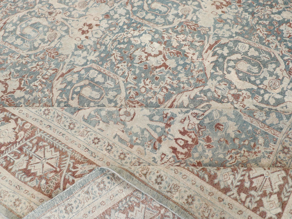 Antique Persian Tabriz Large Room Size Carpet, No.30689 - Gsblank