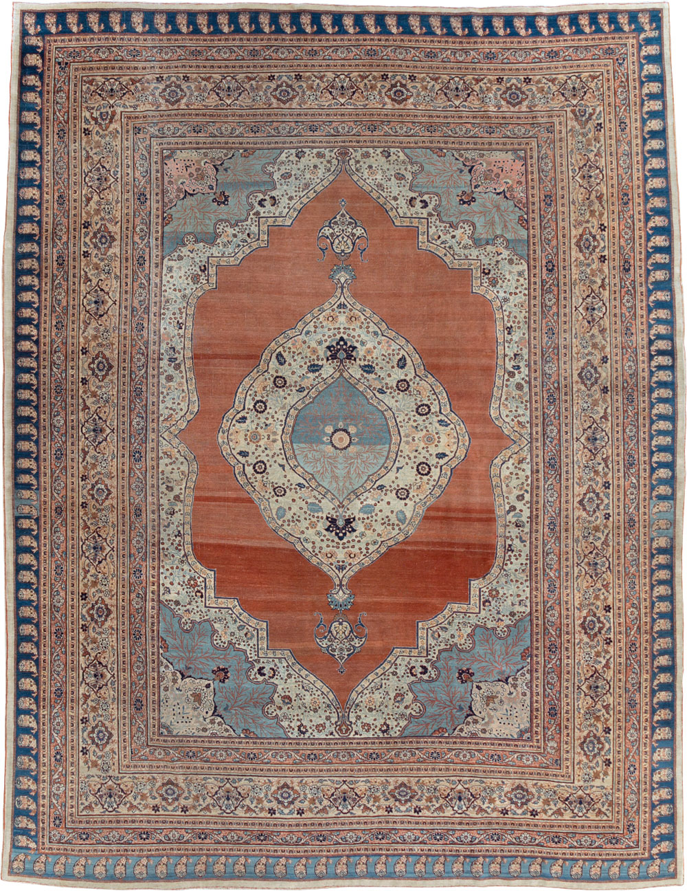 Antique Persian Tabriz Haji Jalili Carpet, No.30690 - Gsblank