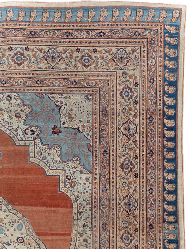 Antique Persian Tabriz Haji Jalili Carpet, No.30690 - Gsblank