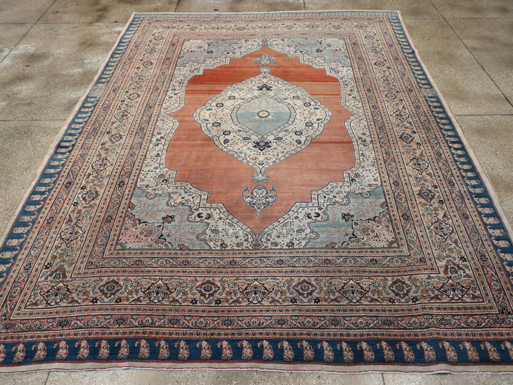 Antique Persian Tabriz Haji Jalili Carpet, No.30690 - Gsblank