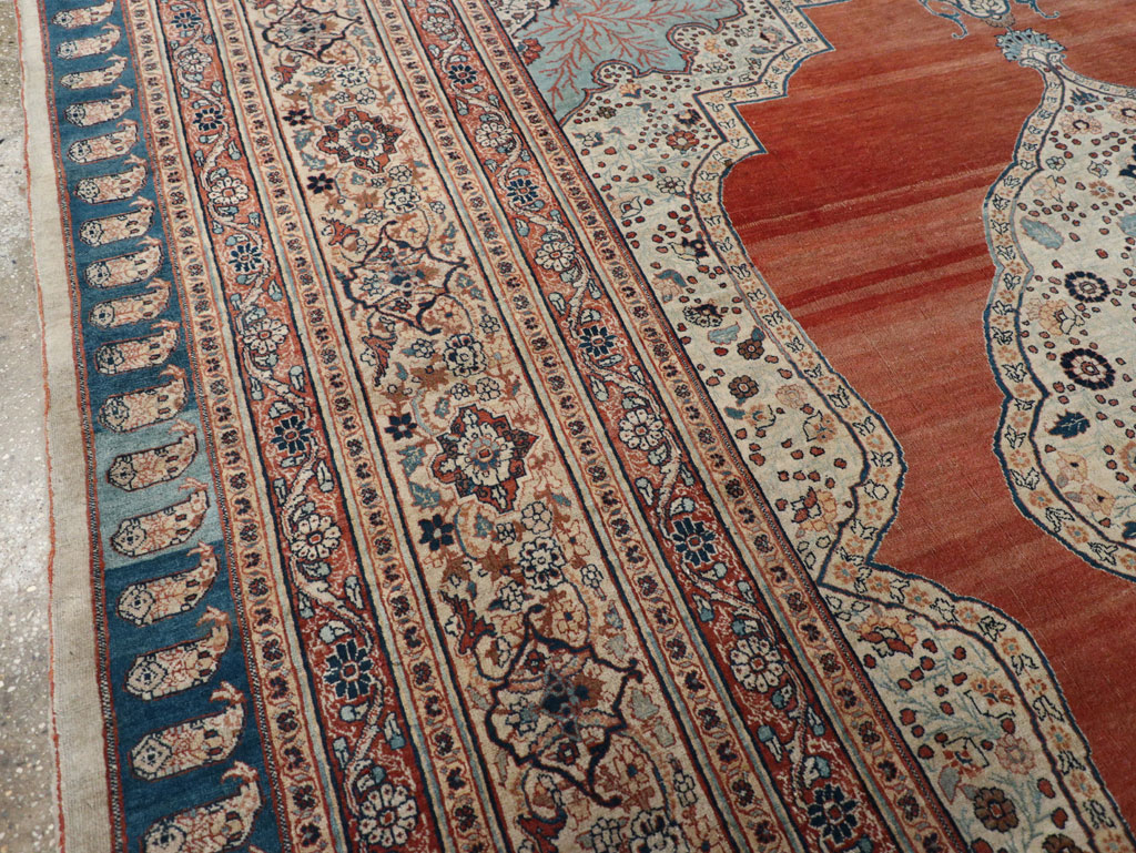 Antique Persian Tabriz Haji Jalili Carpet, No.30690 - Gsblank