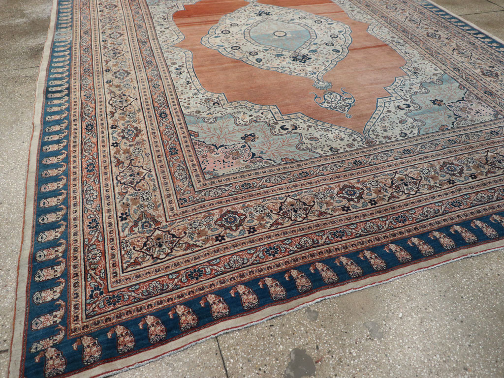 Antique Persian Tabriz Haji Jalili Carpet, No.30690 - Gsblank