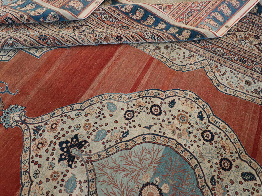 Antique Persian Tabriz Haji Jalili Carpet, No.30690 - Gsblank