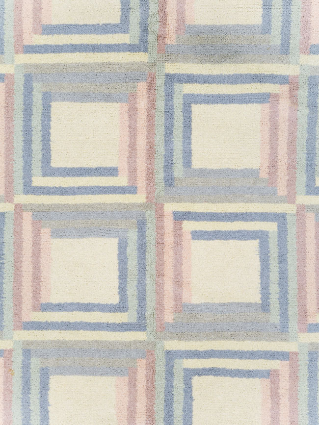 Vintage Spanish Art Deco Room Size Carpet, No.30694 - Gsblank