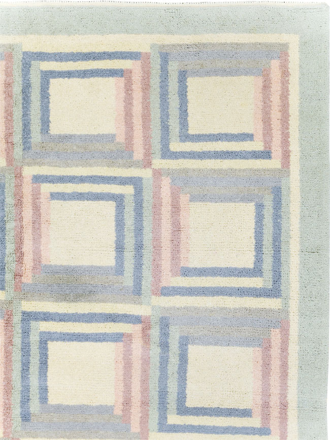 Vintage Spanish Art Deco Room Size Carpet, No.30694 - Gsblank