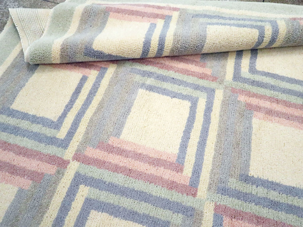 Vintage Spanish Art Deco Room Size Carpet, No.30694 - Gsblank