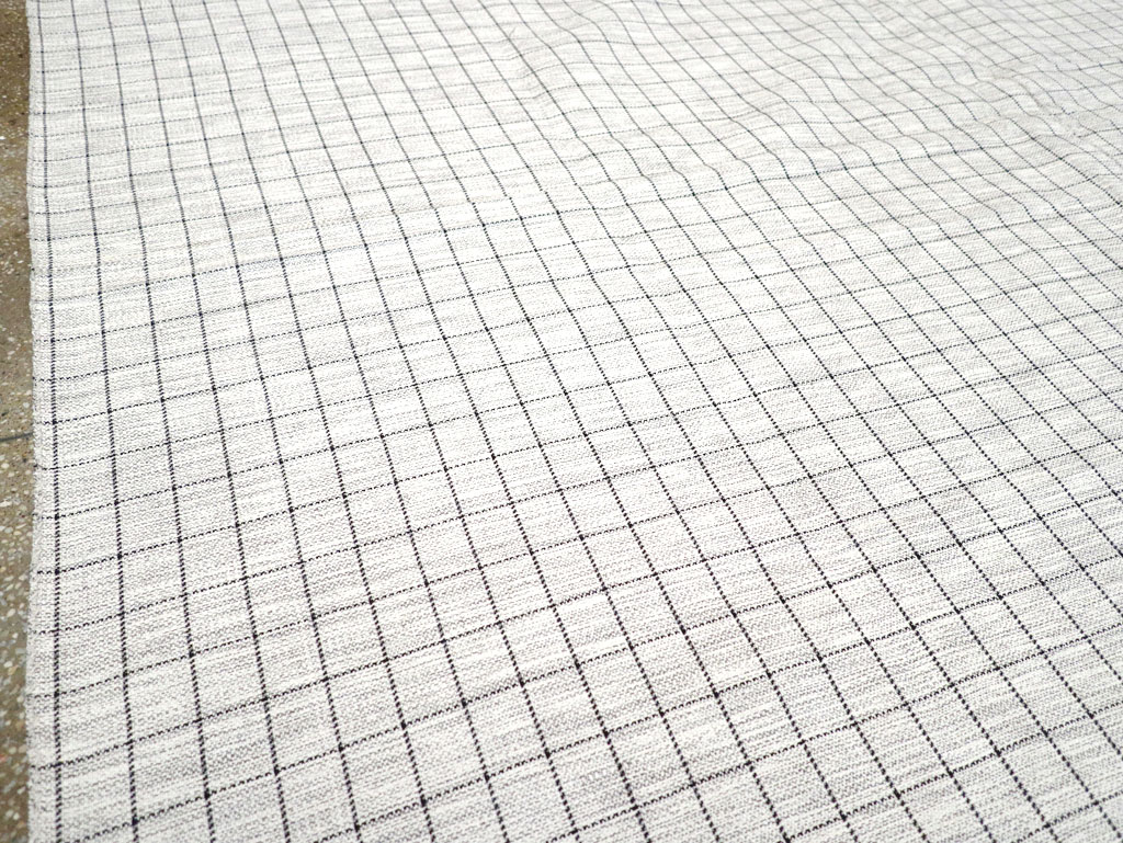 Contemporary Turkish Flatweave Kilim Room Size Carpet, No.30702 - Gsblank