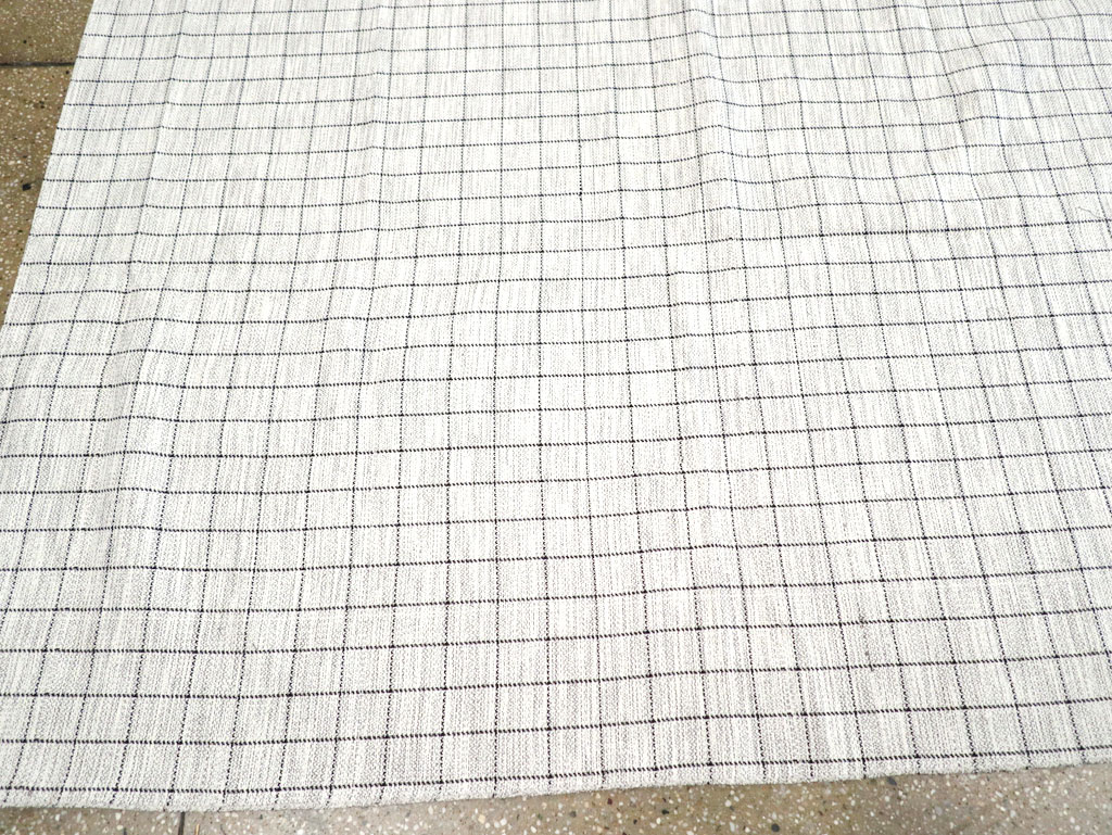 Contemporary Turkish Flatweave Kilim Room Size Carpet, No.30702 - Gsblank