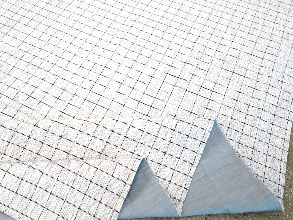 Contemporary Turkish Flatweave Kilim Room Size Carpet, No.30702 - Gsblank