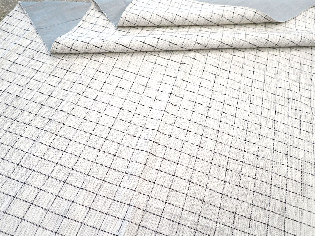 Contemporary Turkish Flatweave Kilim Room Size Carpet, No.30702 - Gsblank