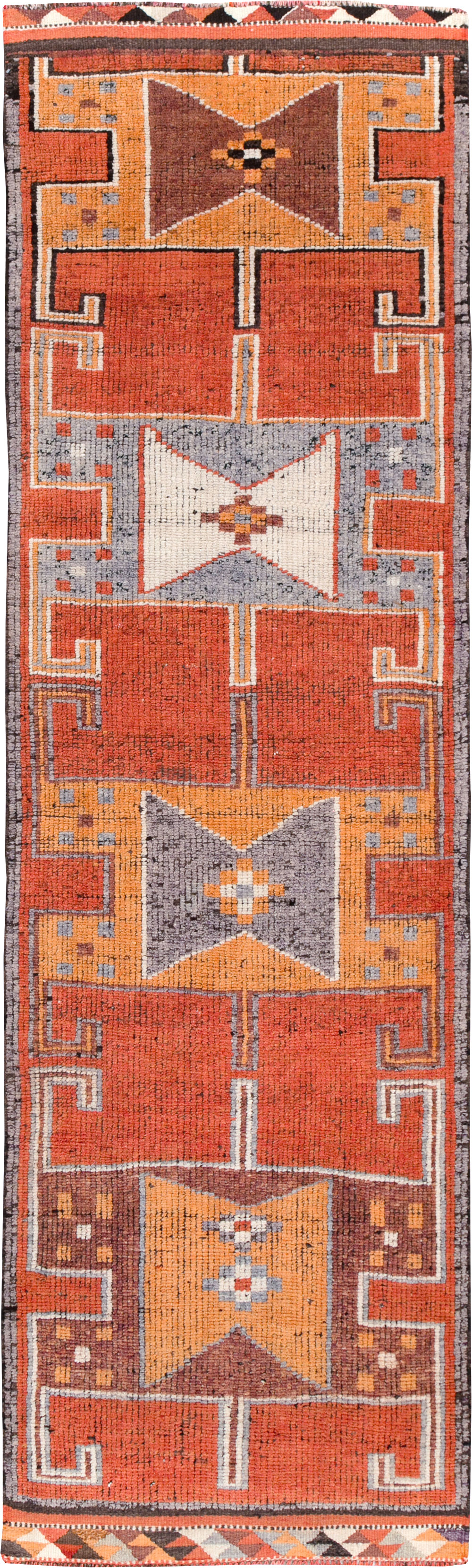 Vintage Turkish Anatolian Tribal Runner, No.30706 - Gsblank