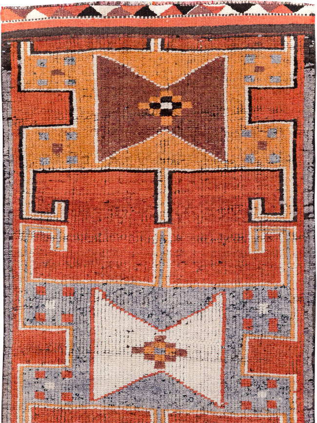Vintage Turkish Anatolian Tribal Runner, No.30706 - Gsblank