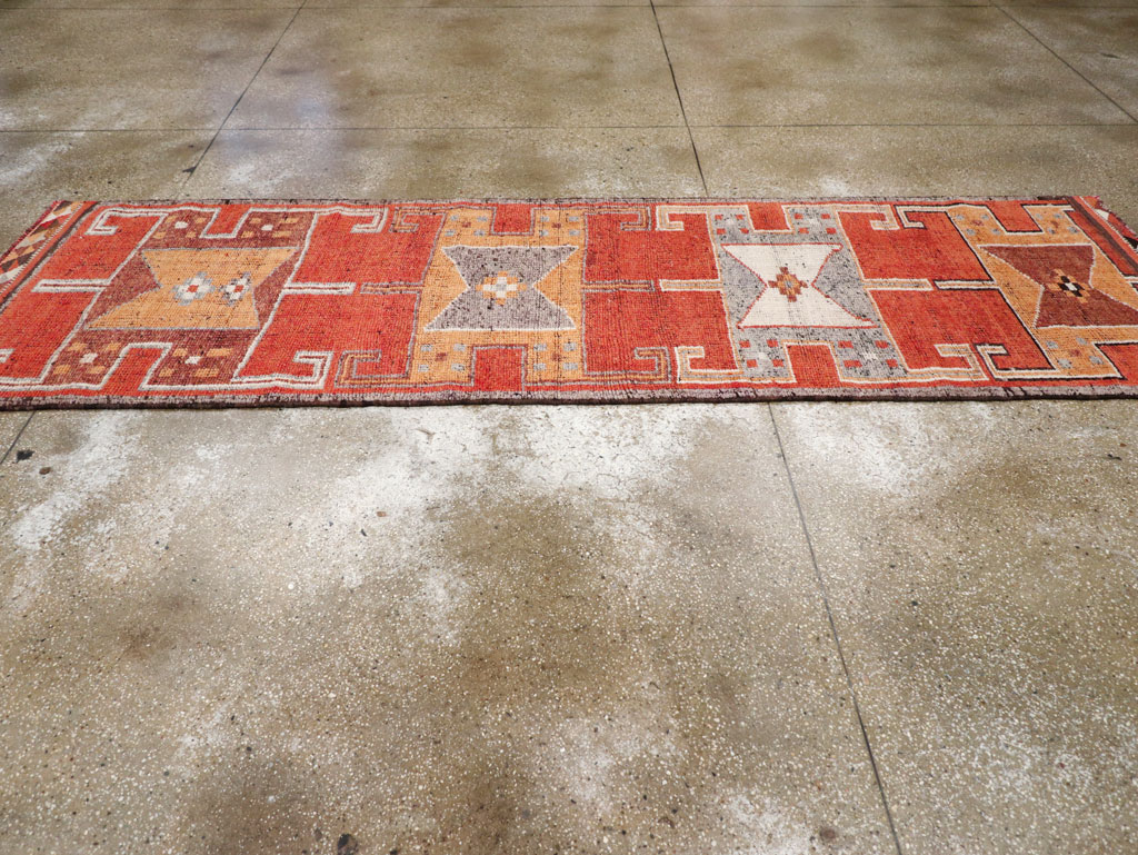 Vintage Turkish Anatolian Tribal Runner, No.30706 - Gsblank