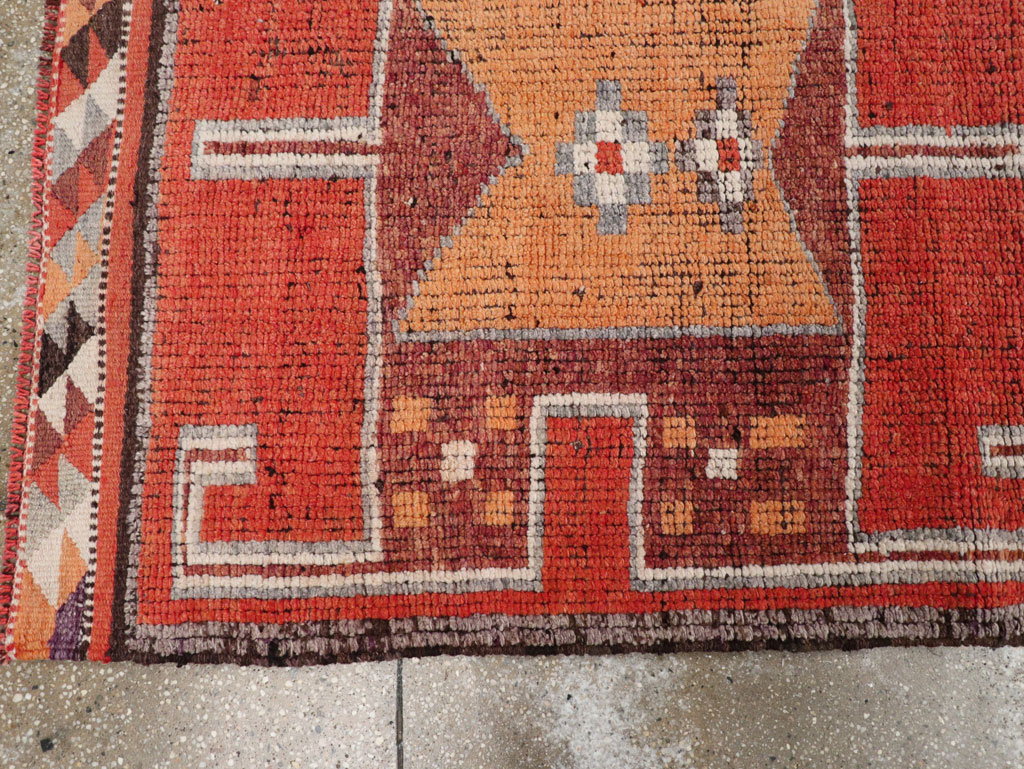 Vintage Turkish Anatolian Tribal Runner, No.30706 - Gsblank