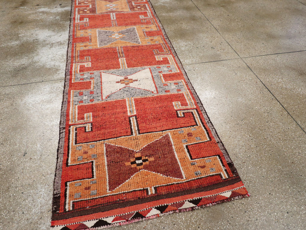 Vintage Turkish Anatolian Tribal Runner, No.30706 - Gsblank