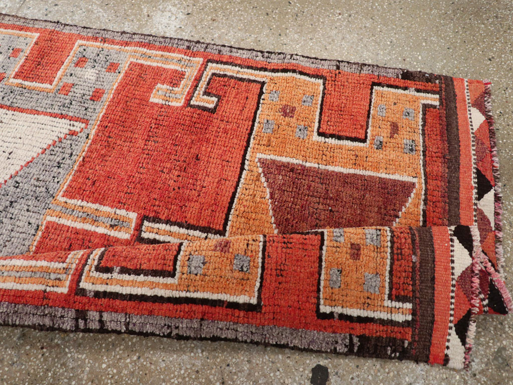 Vintage Turkish Anatolian Tribal Runner, No.30706 - Gsblank