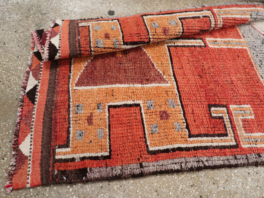 Vintage Turkish Anatolian Tribal Runner, No.30706 - Gsblank