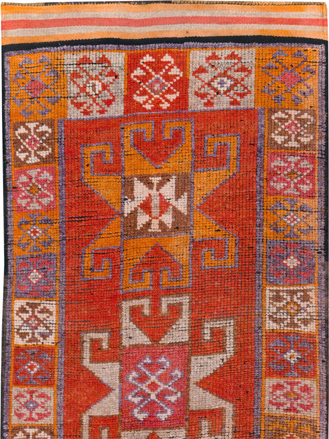 Vintage Turkish Anatolian Tribal Runner, No.30709 - Gsblank