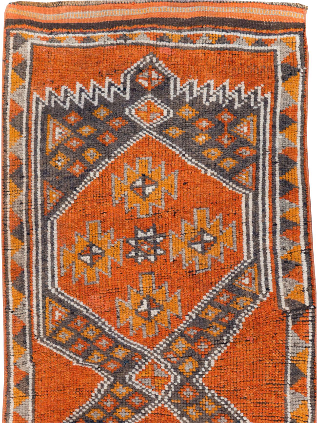 Vintage Turkish Anatolian Tribal Runner, No.30712 - Gsblank