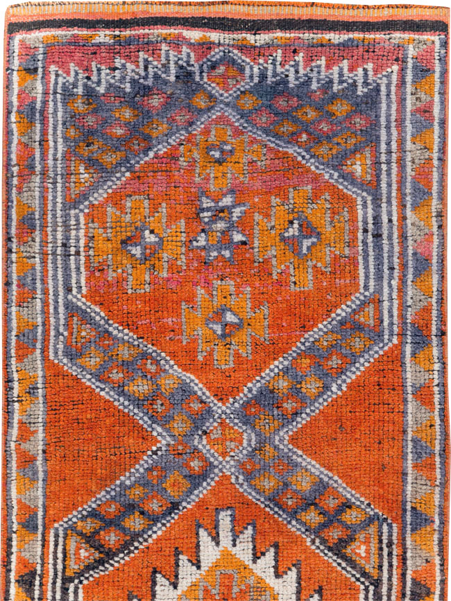 Vintage Turkish Anatolian Tribal Runner, No.30712 - Gsblank