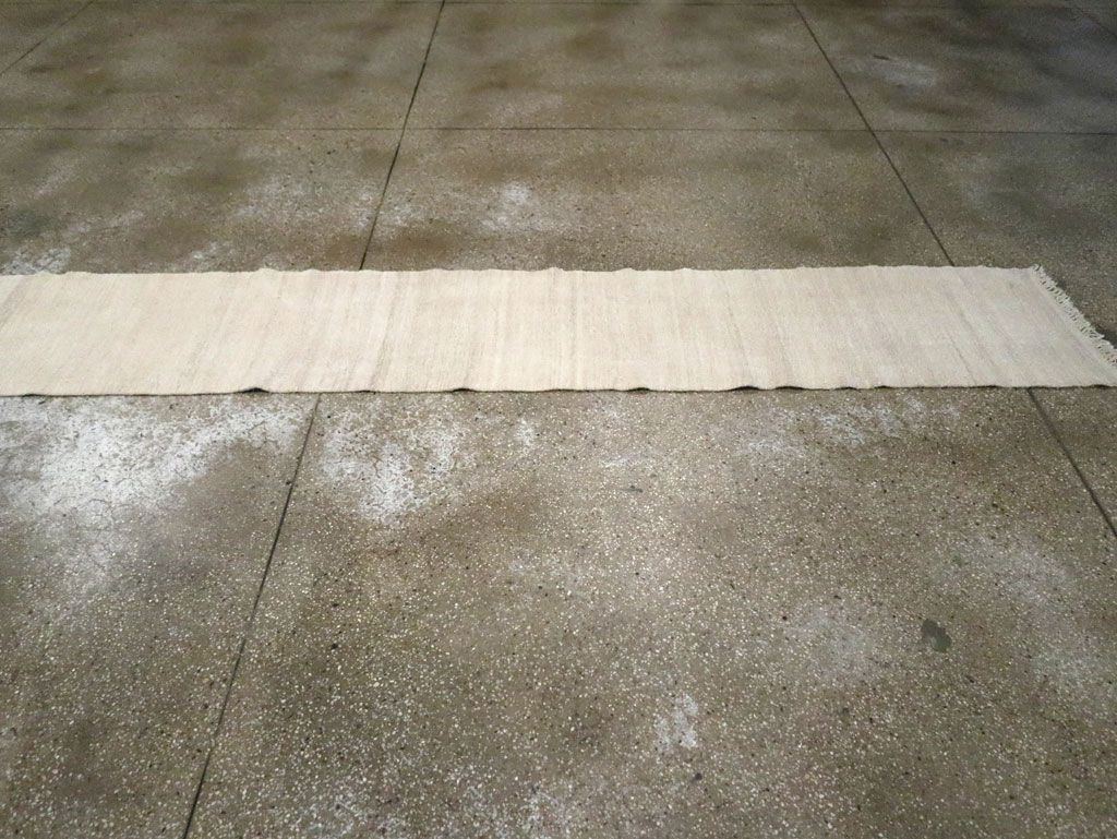 Vintage Turkish Flatweave Kilim Runner, No.30713 - Gsblank