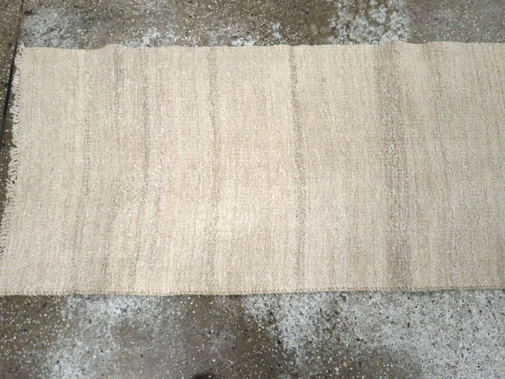 Vintage Turkish Flatweave Kilim Runner, No.30713 - Gsblank